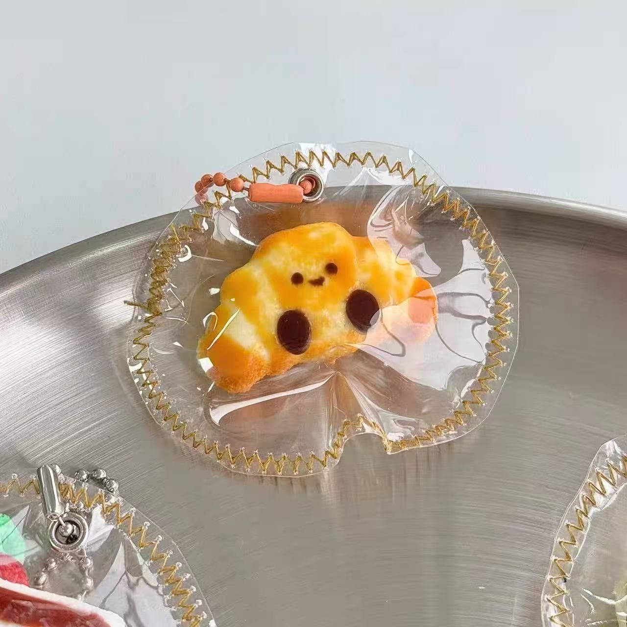 Cute Bear Paw Squishy Keychain  Kawaii Animal Stress Toy